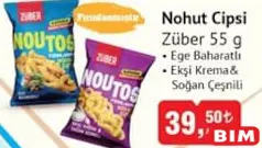 ZÜBER NOHUT CİPSİ 55 G ZÜBER NOHUT CİPSİ 55 G